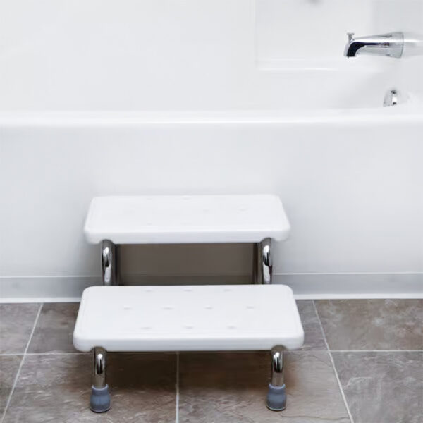 Non-Slip Bathroom 2 Step Stool