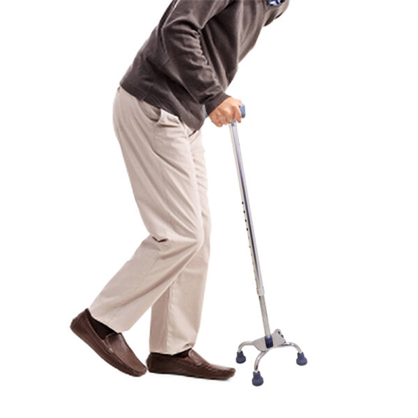 Quad Cane For The Elderly with wide base