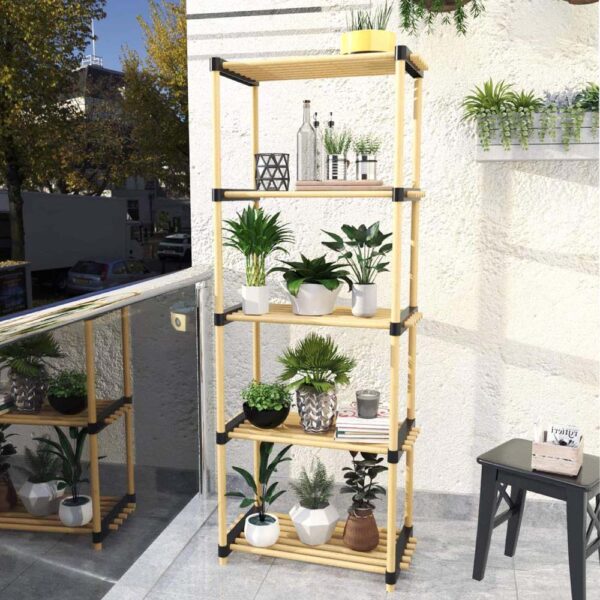 Seowood Bamboo Multi Purpose 5-Tier Modular Rack