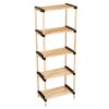 Seowood Bamboo Multi Purpose 5-Tier Modular Rack