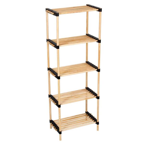 Seowood Bamboo Multi Purpose 5-Tier Modular Rack