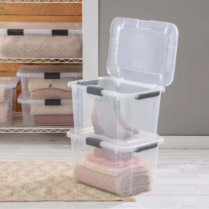 Sterilite Plastic HingeLID Storage Box