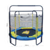 Trampoline with Safety Net, Basketball Hoop