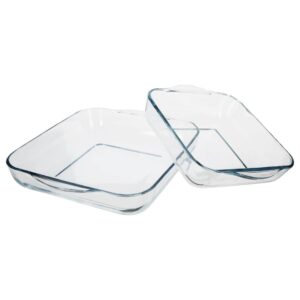 5five Glass Square Dish Set