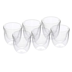 Neoflam Borosilicate Glass Double Wall Cawa Cup Set