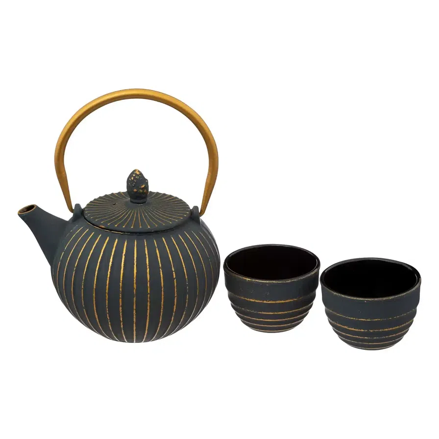 SG Cast Iron Tea Set