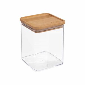 5Five Square Container W/Bamboo Lid