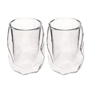 Neoflam Double Wall Borosilicate Glass Coffee Cup Set