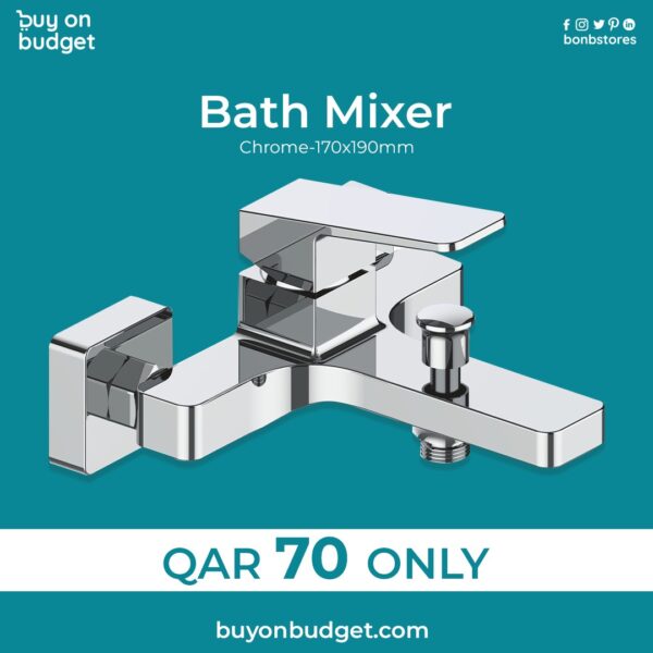 Modern Wall-Mounted Bath Mixer Faucet