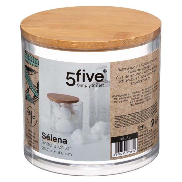 5five Selena Polystyrene Round Cotton Box