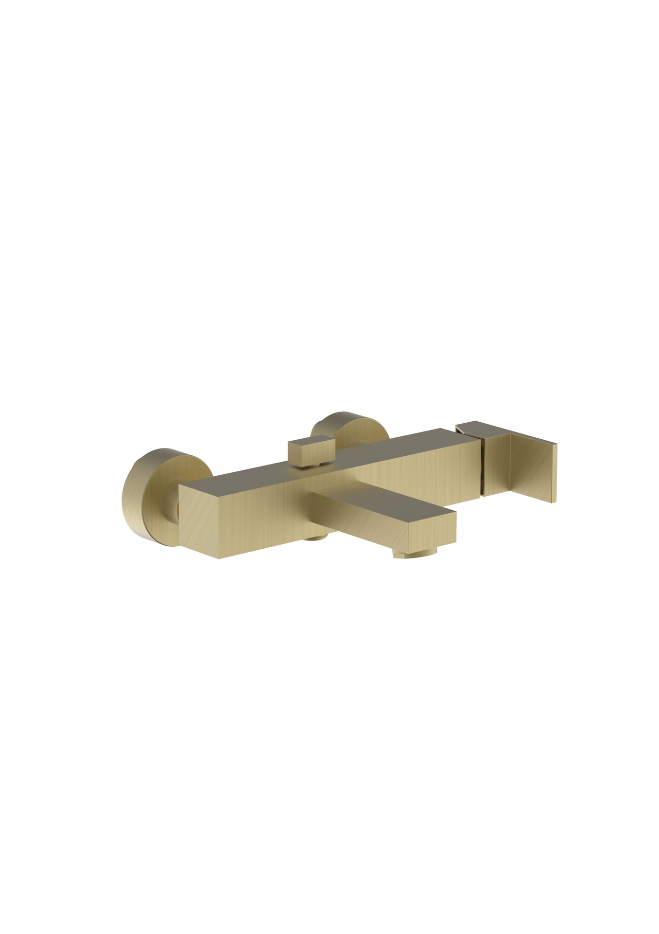 Exposed Bath Shower Mixer with Soft Brass