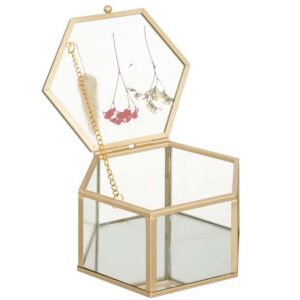 Atmosphera Gemma Glass Jewelry Box