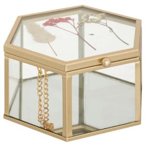 Atmosphera Gemma Glass Jewelry Box