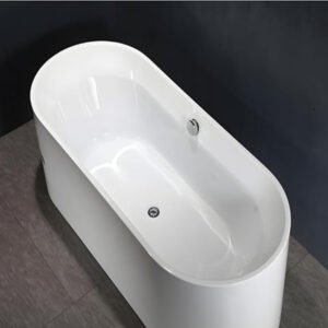 Freestanding Bathtub with Overflow w/o Mixer