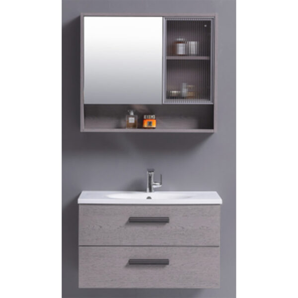 Bathroom Cabinet with LED Mirror