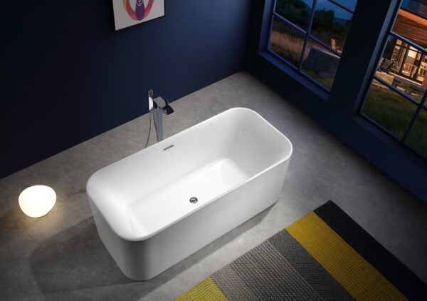 Freestanding Bathtub with Overflow w/o Mixer 1700*790*580 EW-809