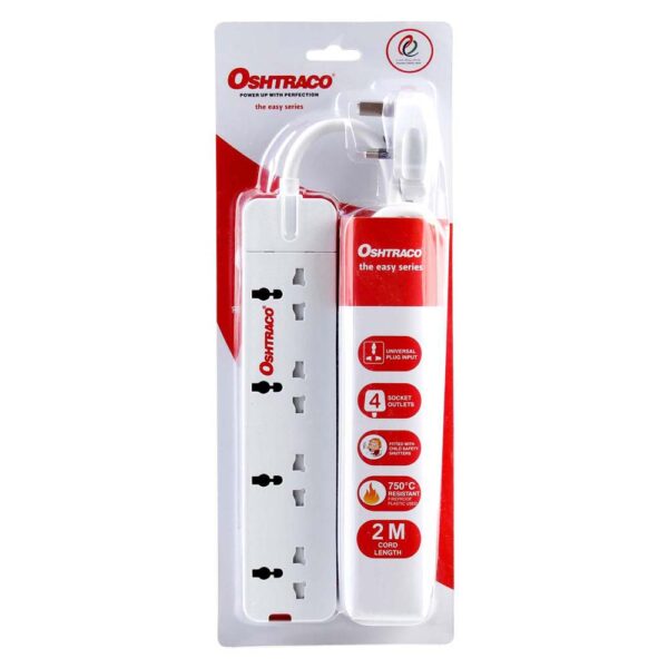 Oshtraco 4-Way Universal Extension Lead