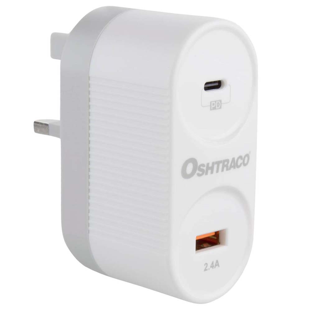 Oshtraco Dual USB Port Wall Charger