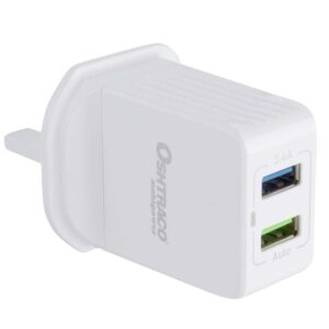 Oshtraco Dual USB Port Wall Charger