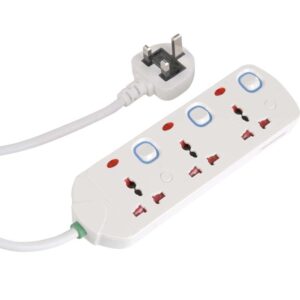 Oshtraco e-Nergy Saver 3-Socket Extension Cord