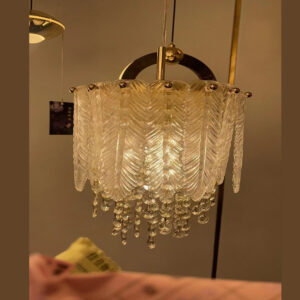 Pendant Light Crystal - Gold