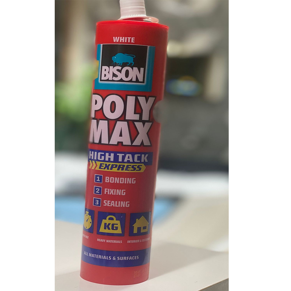 Bison polymax Silicon White High tack express indoor all purpose