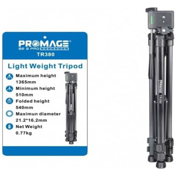 Promage TR380 tripod