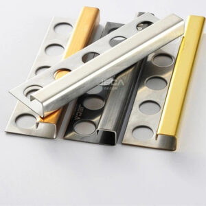 Tile Trim Stainless Steel Brushed gold