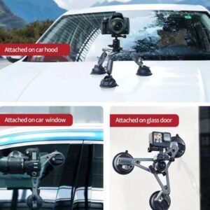 Triple Suction Car Mount