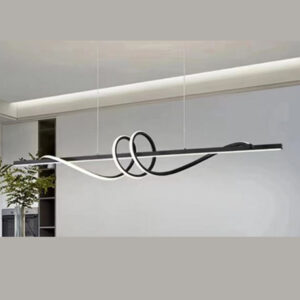 Twirl Hanging Light Black