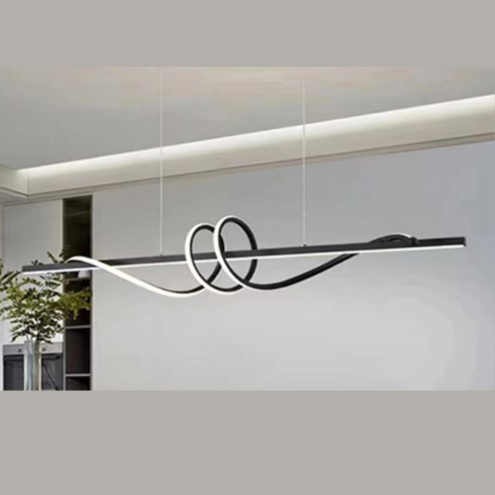 Twirl Hanging Light Black