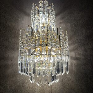 Wall Light Crystal Gold