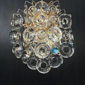 Wall Light Gold Carbon Steel Plating+K9 Crystal