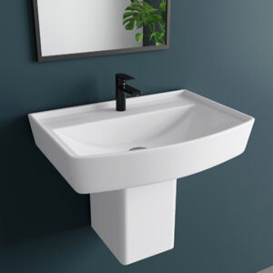 Half Pedestal Basin 580X420X480mm