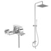 MERIDA bath mixer with adjustable shower column