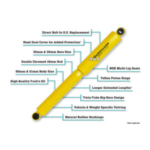 DOBINSONS Pair of Rear Shocks