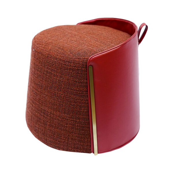 DuoTone Accent Ottoman/Pouf