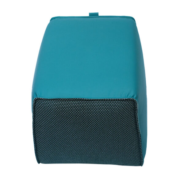 Modern Teal Cube Pouf