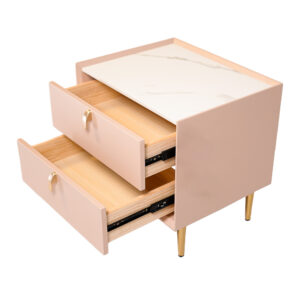 Elegant Rose Gold Side Table