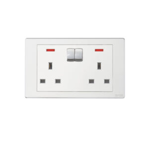 2Gang 13A Switched Socket