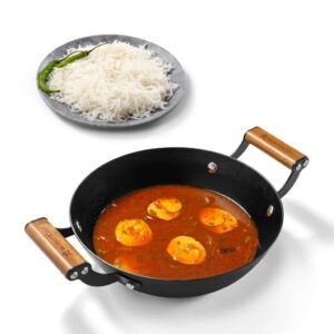 Wonderchef Ferro Cast Iron Kadhai 24Cm