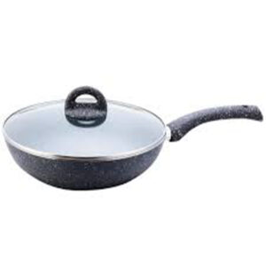 Wonderchef-Granite-24cm-Wok-with-Lid