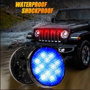 AUXBEAM RGBW Neon LED Front Grille Lights with Wireless RF Remote Controller