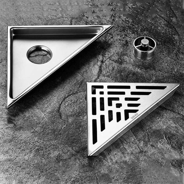 Triangle Stainless Steel Floor Drain