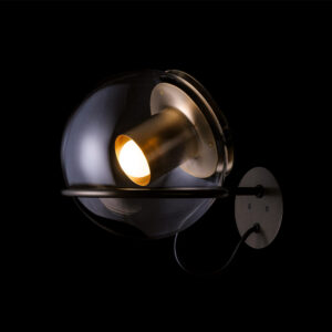 Modern Industrial Glass Wall Lamp